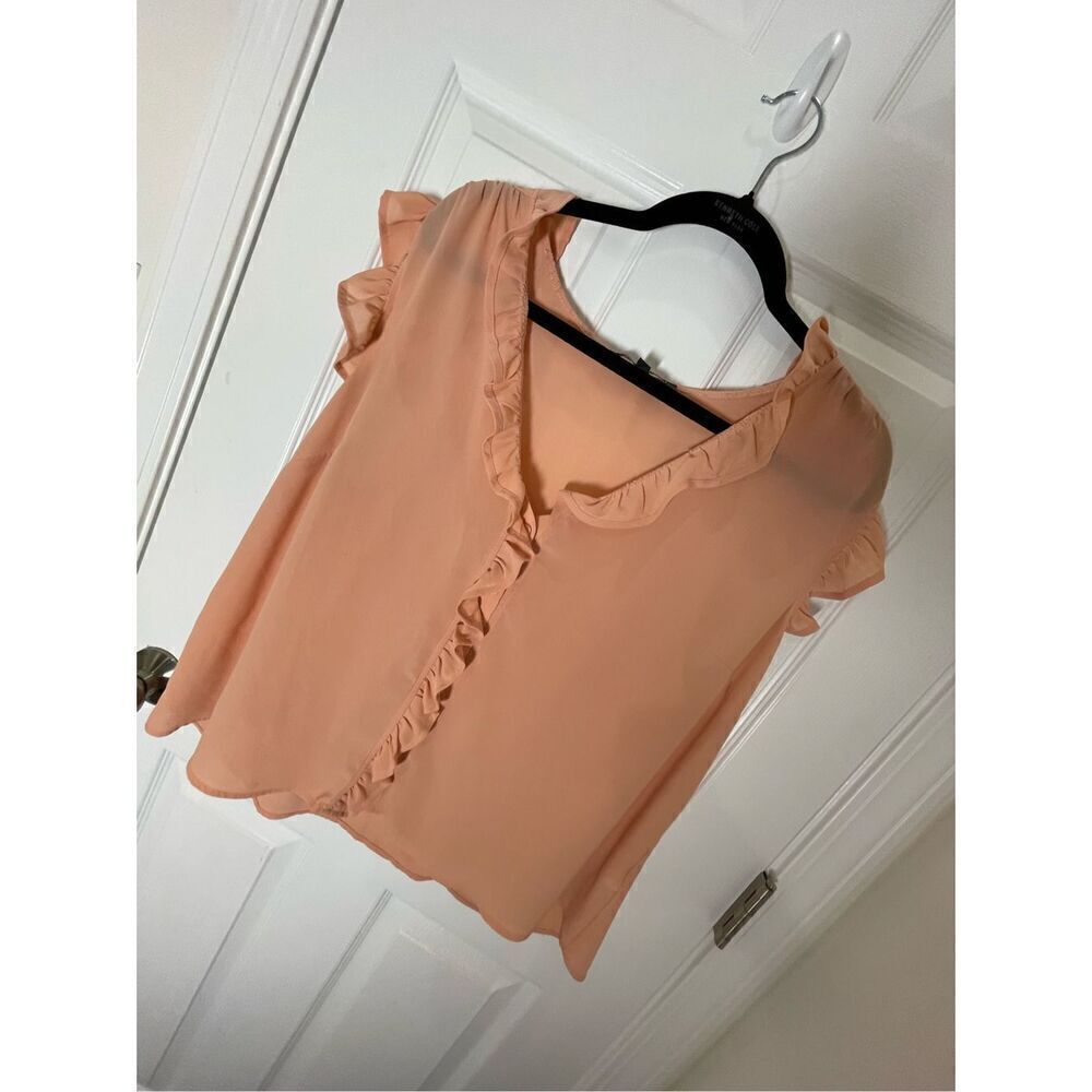 Eloquii women’s blouse size 18 peach sleeveless